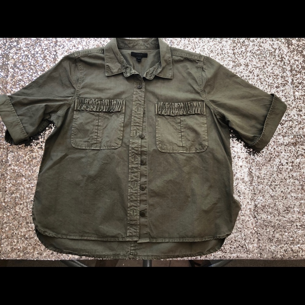 Olive Green Top